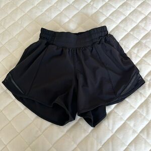 Lululemon Black shorts, Size 0 tall, inside tag missing